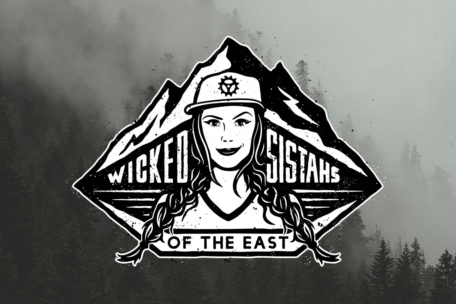 Wicked Sistahs - Of The East logo design