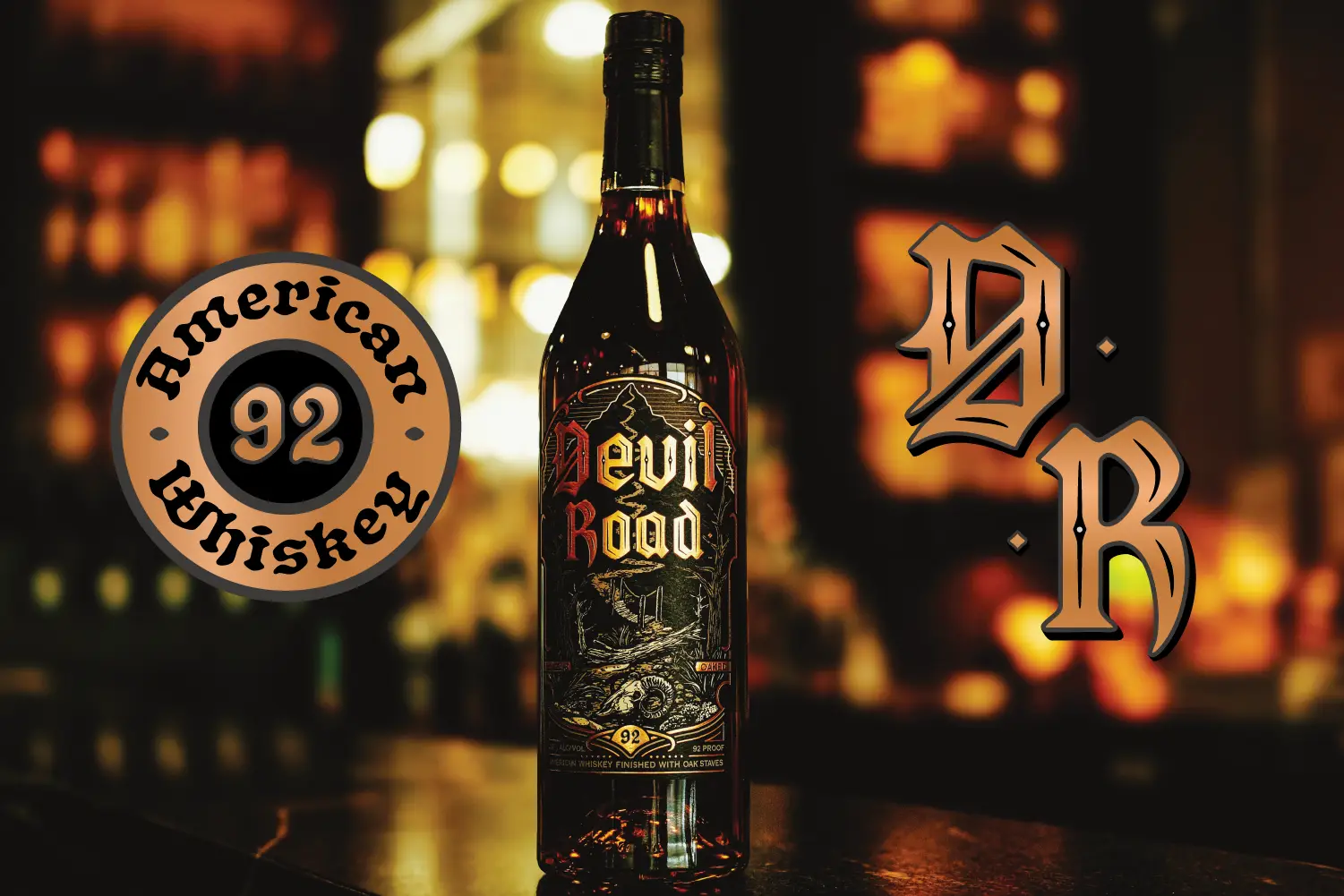 Spirits Brand Strategy, Brand Identity Design and Brand Packaging for Devil Road Whiskey